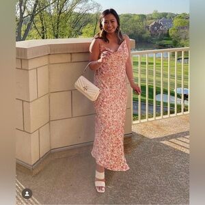 Dex Floral Cowl Neck Slip Dress​​